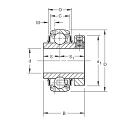 ตลับลูกปืน GC1203KRRB Timken