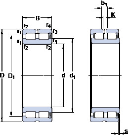 ตลับลูกปืน NNCF 5036 CV SKF