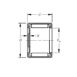 ตลับลูกปืน M-22201 Timken