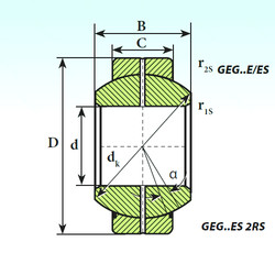 ตลับลูกปืน GEG 220 ES 2RS ISB