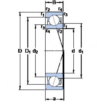 ตลับลูกปืน 71907 ACE/P4A SKF