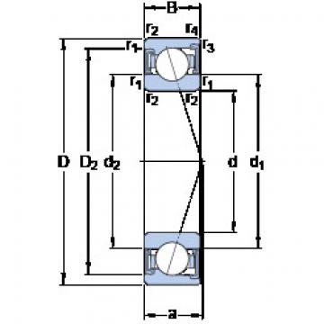 ตลับลูกปืน S7002 CD/P4A SKF