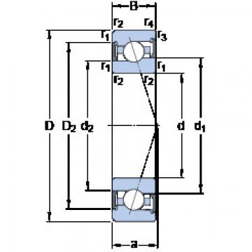 ตลับลูกปืน S7011 ACE/HCP4A SKF