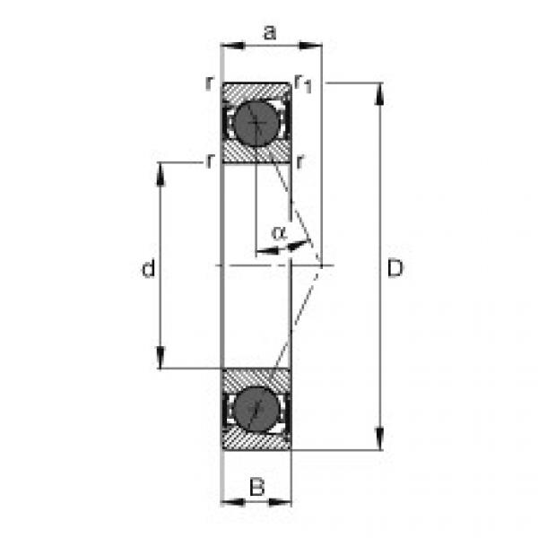 ตลับลูกปืน HCB7015-E-2RSD-T-P4S FAG #1 image