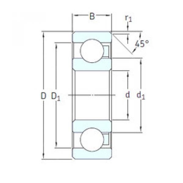 ตลับลูกปืน 6002/HR22T2 SKF #1 image