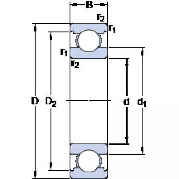 ตลับลูกปืน 6317 M/C3VL0241 SKF #1 image