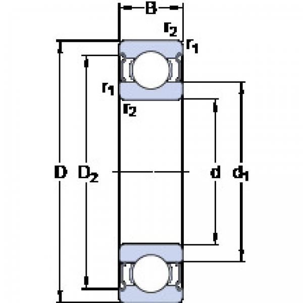 ตลับลูกปืน 6316-2Z SKF #1 image