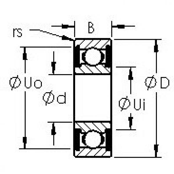 ตลับลูกปืน 608H-2RS AST #1 image