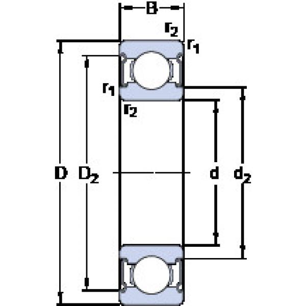 ตลับลูกปืน D/W RW4-2Z SKF #1 image