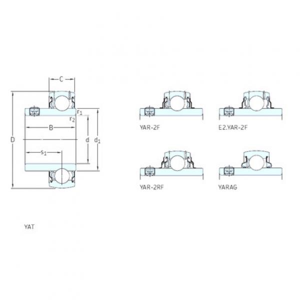 ตลับลูกปืน YAR207-104-2RF/VE495 SKF #1 image