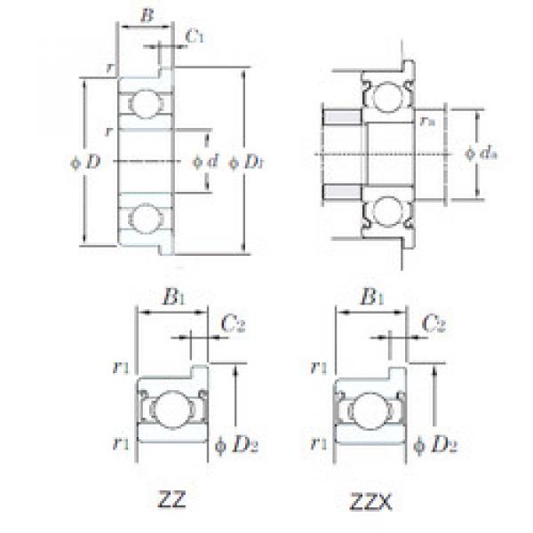 ตลับลูกปืน WF603ZZ KOYO #1 image