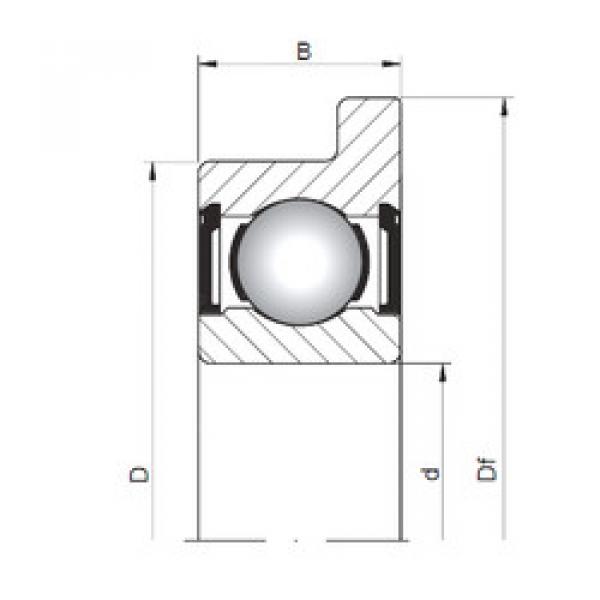 ตลับลูกปืน FL605 ZZ ISO #1 image