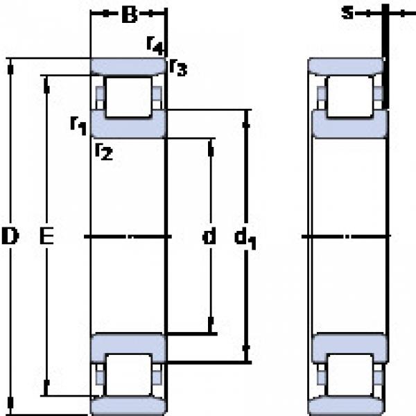 ตลับลูกปืน N 322 ECM SKF #1 image