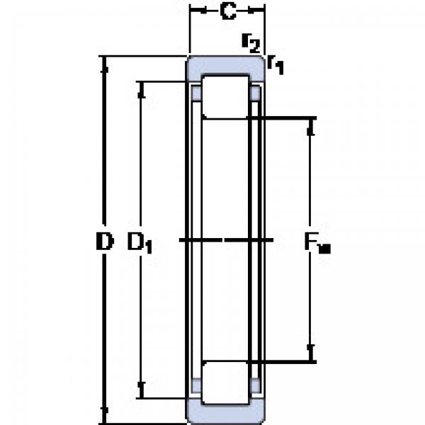 ตลับลูกปืน RNU 2210 ECP SKF #1 image