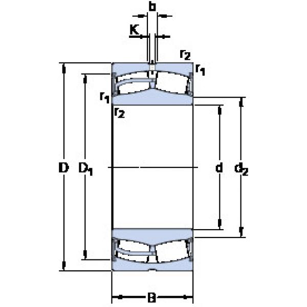 ตลับลูกปืน 23036-2CS5/VT143 SKF #1 image