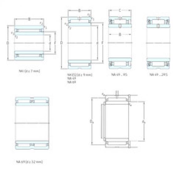 ตลับลูกปืน NA4902RS SKF #1 image