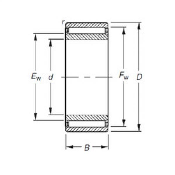 ตลับลูกปืน NAO45X62X40 Timken #1 image