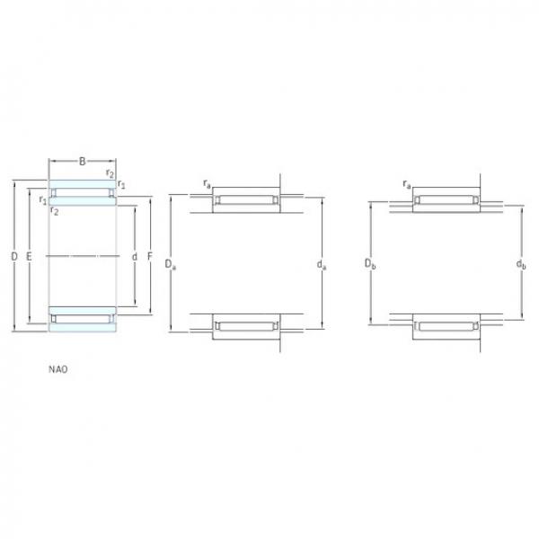 ตลับลูกปืน NAO15x32x12 SKF #1 image