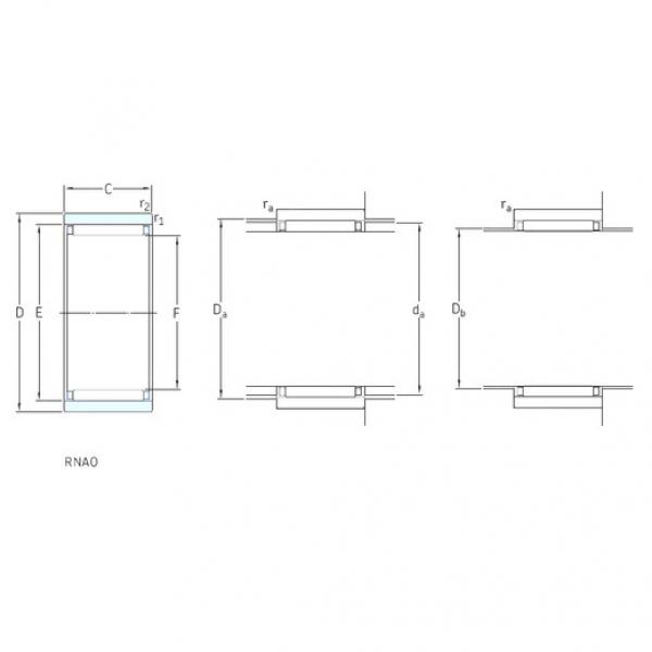 ตลับลูกปืน RNAO20x28x13 SKF #1 image