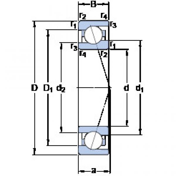 ตลับลูกปืน 71907 ACE/P4A SKF #1 image