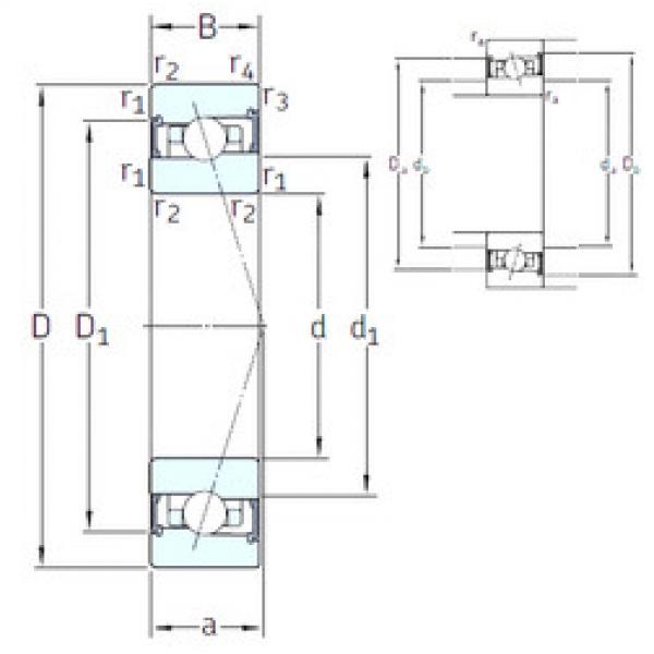 ตลับลูกปืน HB40 /S/NS 7CE1 SNFA #1 image