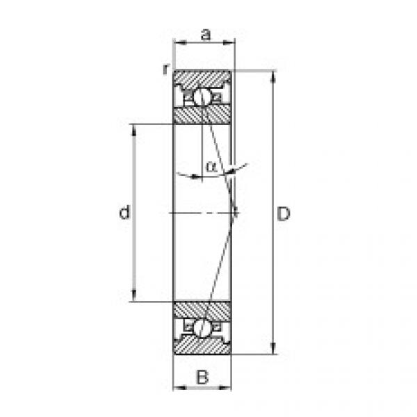 ตลับลูกปืน HS71902-C-T-P4S FAG #1 image