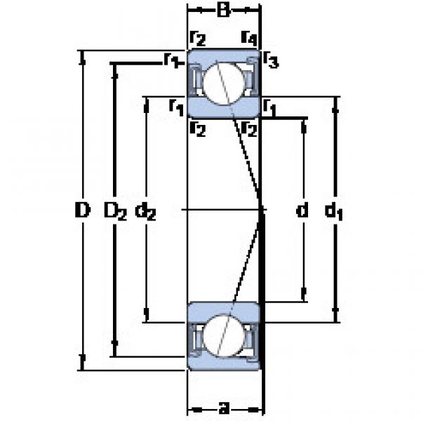 ตลับลูกปืน S7002 CD/P4A SKF #1 image