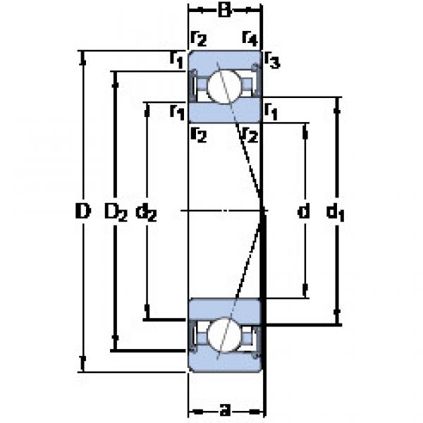 ตลับลูกปืน S7002 CE/P4A SKF #1 image