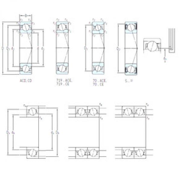 ตลับลูกปืน S7003 CE/P4A SKF #1 image