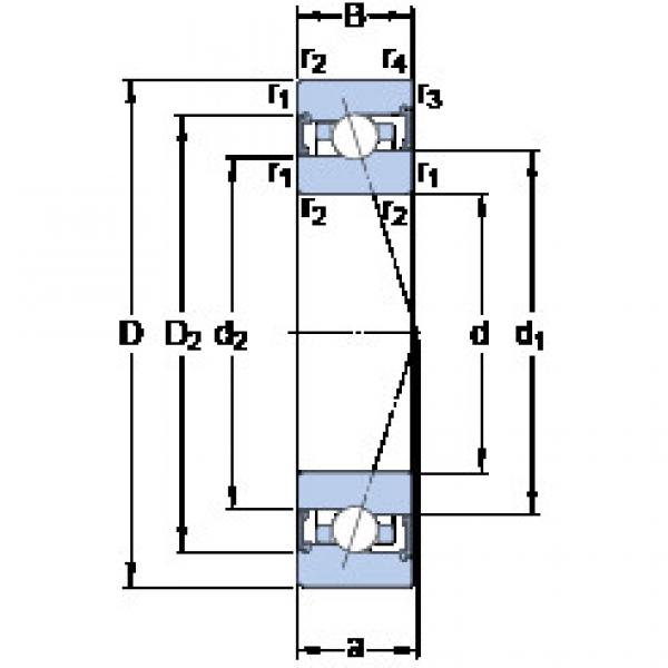 ตลับลูกปืน S7006 CB/P4A SKF #1 image