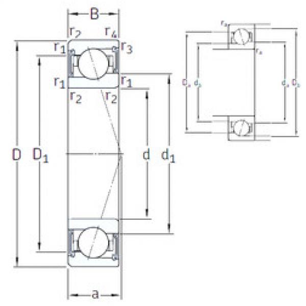 ตลับลูกปืน VEB 55 /S/NS 7CE3 SNFA #1 image