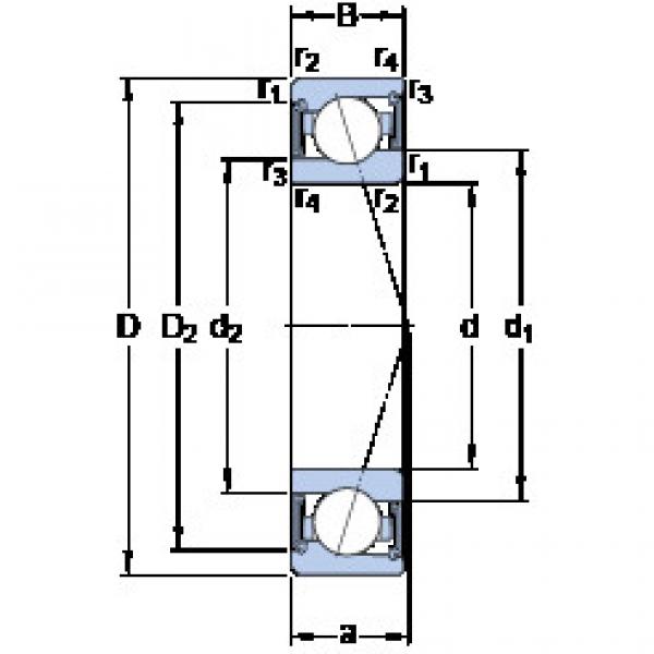 ตลับลูกปืน S71914 ACE/HCP4A SKF #1 image