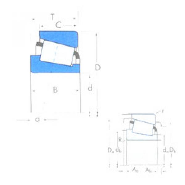 ตลับลูกปืน LM844049/LM844010 Timken #1 image