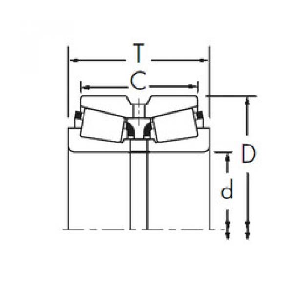 ตลับลูกปืน 749/742DC+X2S-749 Timken #1 image