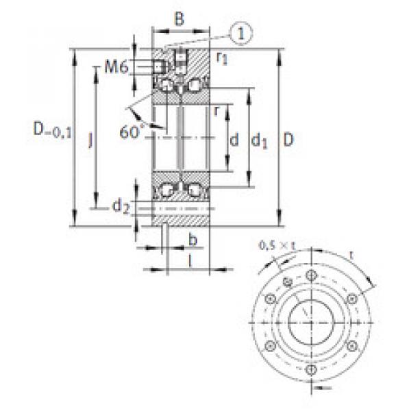 ตลับลูกปืน ZKLF3590-2Z INA #1 image