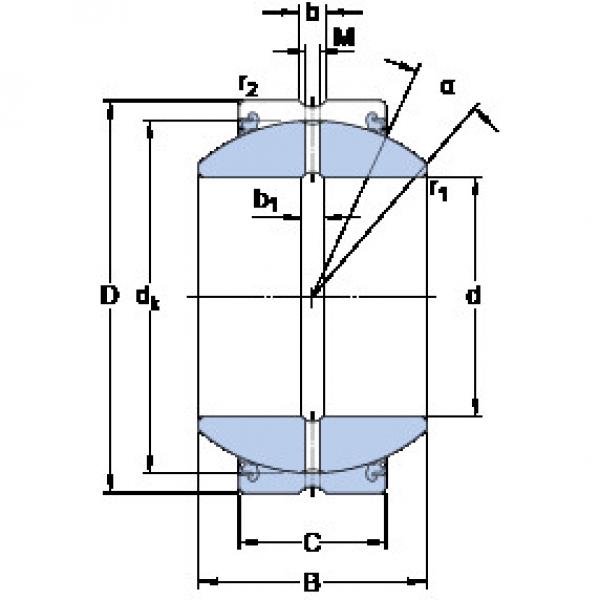 ตลับลูกปืน GEZH 200 ES-2LS SKF #1 image