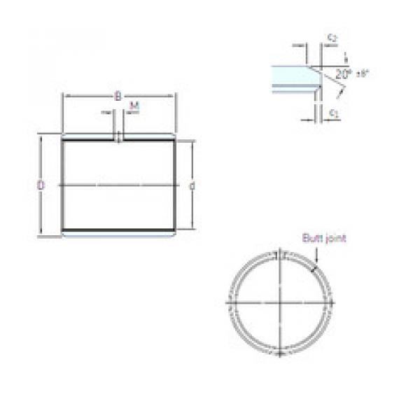 ตลับลูกปืน PCM 081012 M SKF #1 image