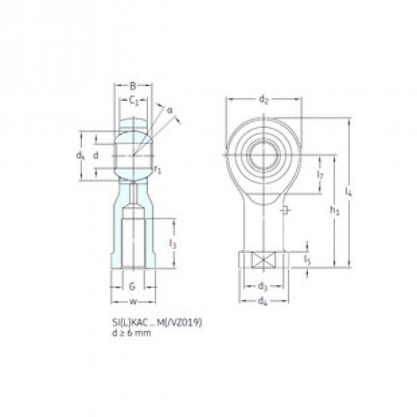 ตลับลูกปืน SIKAC12M SKF #1 image