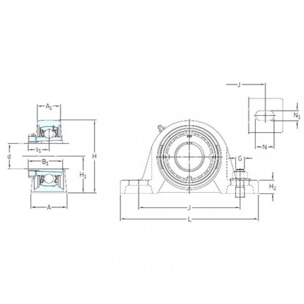 ตลับลูกปืน SYJ 60 KF+SYJ 512 SKF #1 image