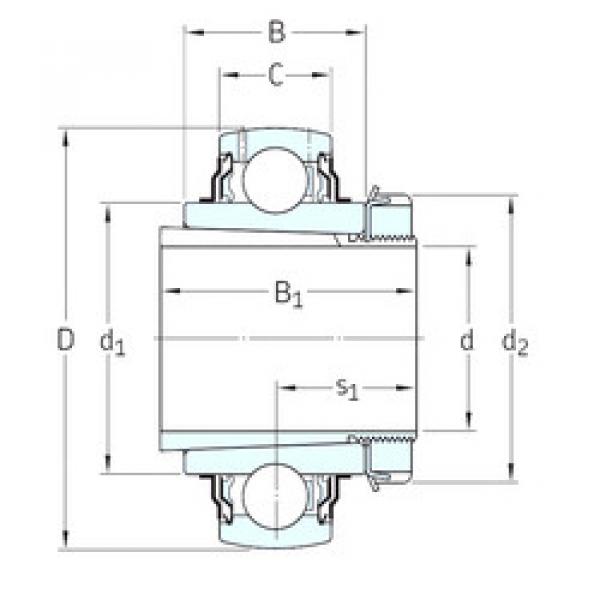 ตลับลูกปืน YSA213-2FK+HS2313 SKF #1 image